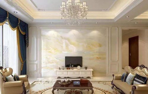 簡(jiǎn)約大理石電視背景墻，款款精致高顏值